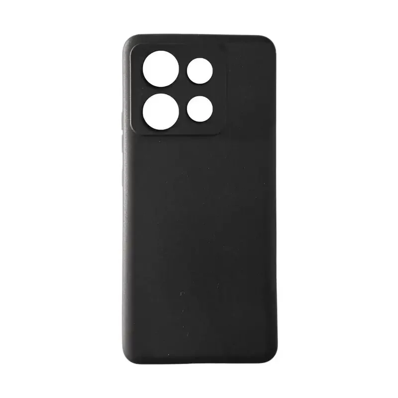 Capa Capinha Case Preta Silicone Aveludada Para Moto G36