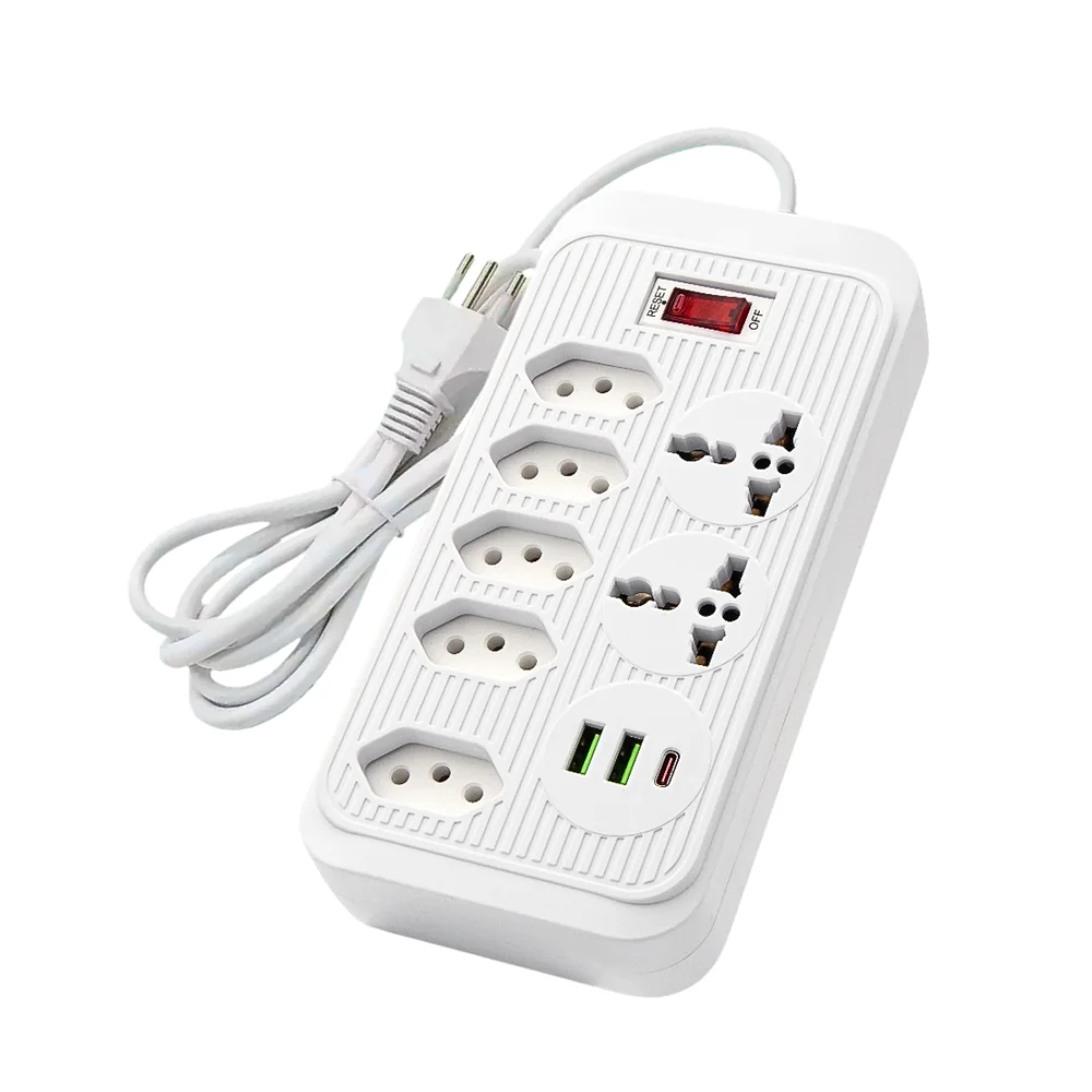 Filtro De Linha Tomadas E Usb 3 Metros