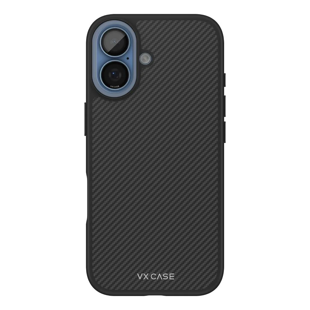 Capa Magsafe Para Iphone 17 - Kevlar - Preto