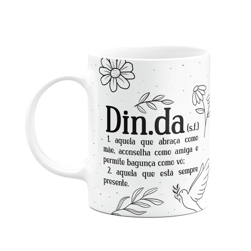 Caneca De Dindos - Definição De Dinda - M2 - 325ml