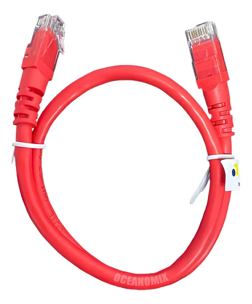 Cabo Patch Cord Rj45 Cat5-e 1,5m Vm - Kit 5 Pçs - Anatel