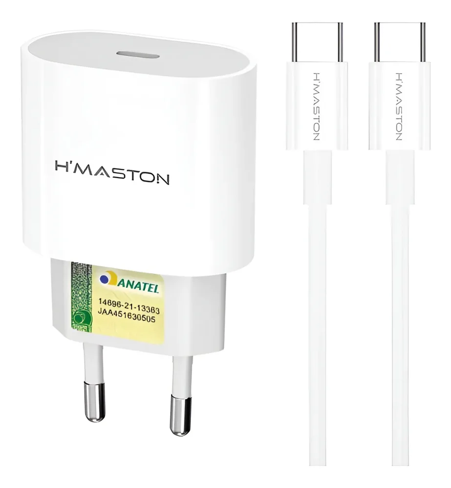 Carregador Com Cabo Para Motorola Usb-c 30w Turbo