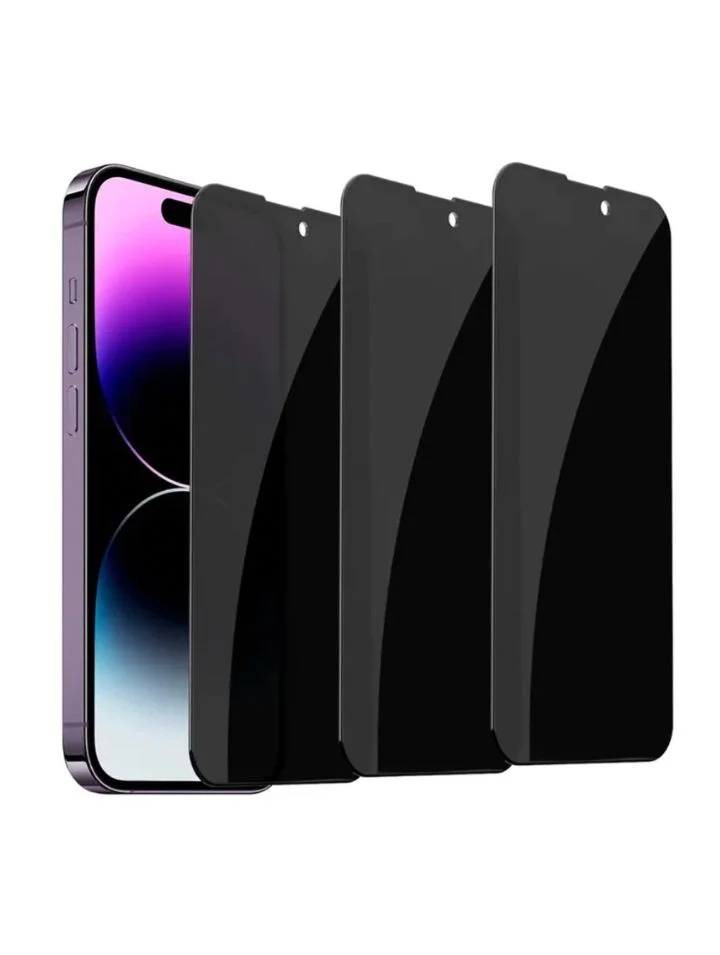 3un Películas De Cerâmica Fosca Privacidade 9d Para Iphone 16 Plus