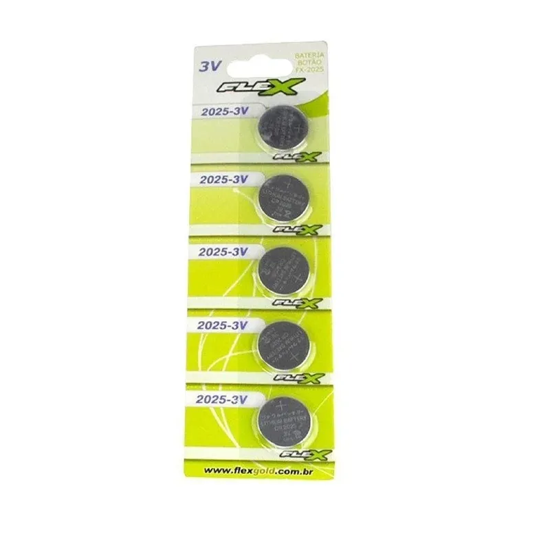 Bateria Flex, Tipo Botão - Fx.cr.2025