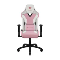 Cadeira Thunderx3 Tc3, até 125 kg, Rotação de 360 grau, Sakura White