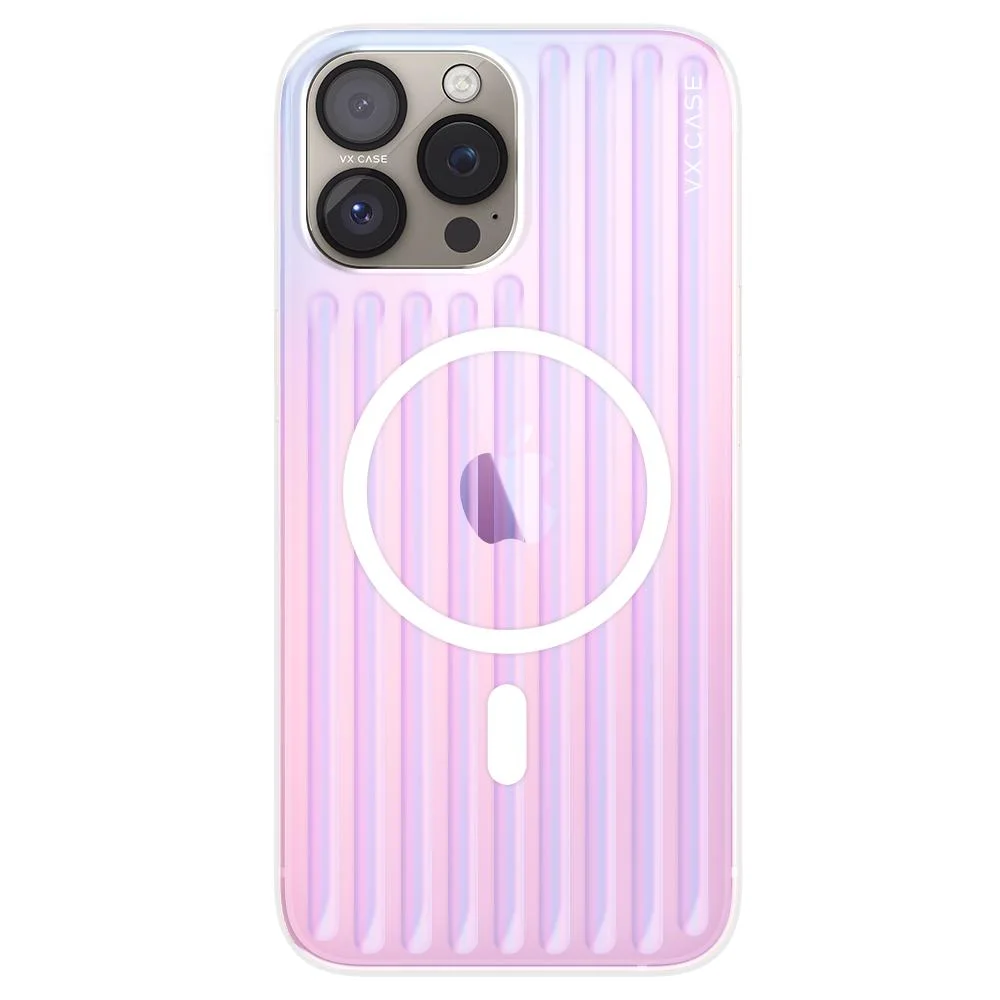 Capa Magsafe Para Iphone 16 Pro Max Rainbow - Glam - Multicolorido