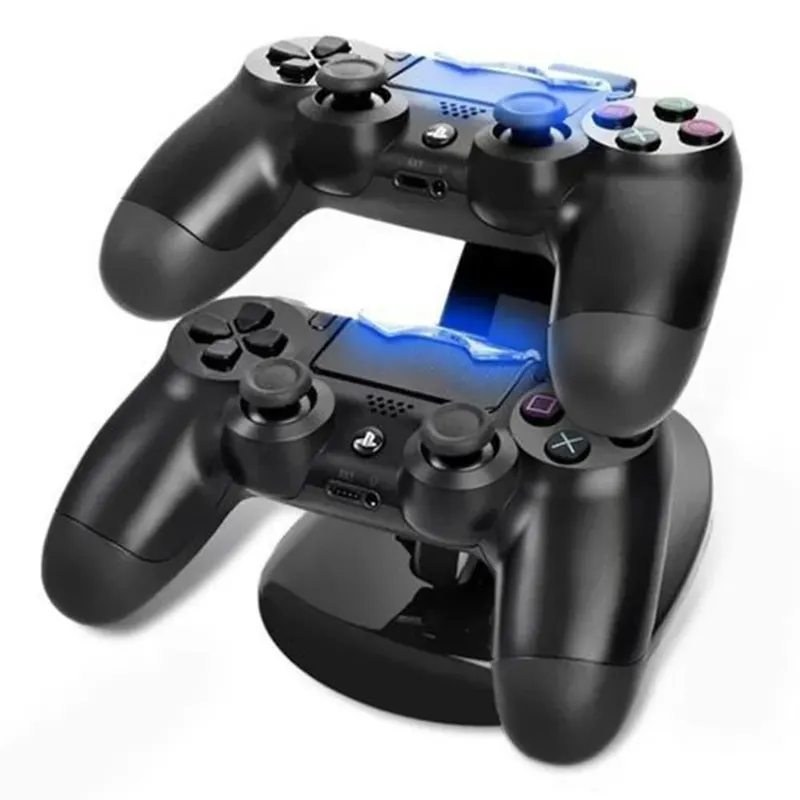 Base Dock Carregador Duplo De Controles Sony Ps4 Slim Pro