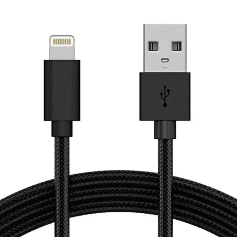 Cabo Usb A Para Lightning Preto Econômico Confiável Envio Imediato
