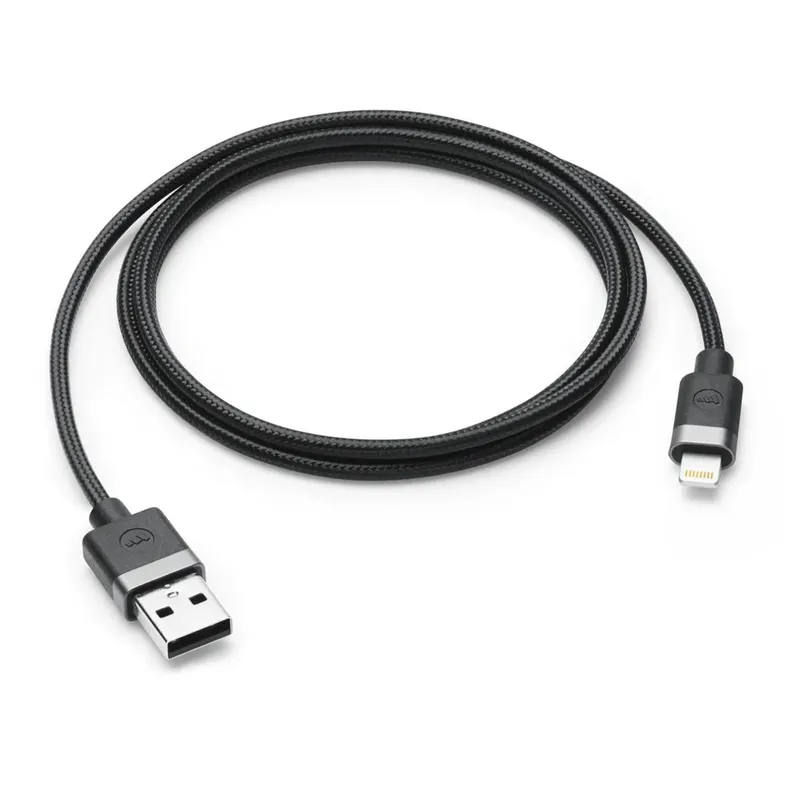 Cabo Carregador Lightning Preto Usb A Econômico Durável E Confiável