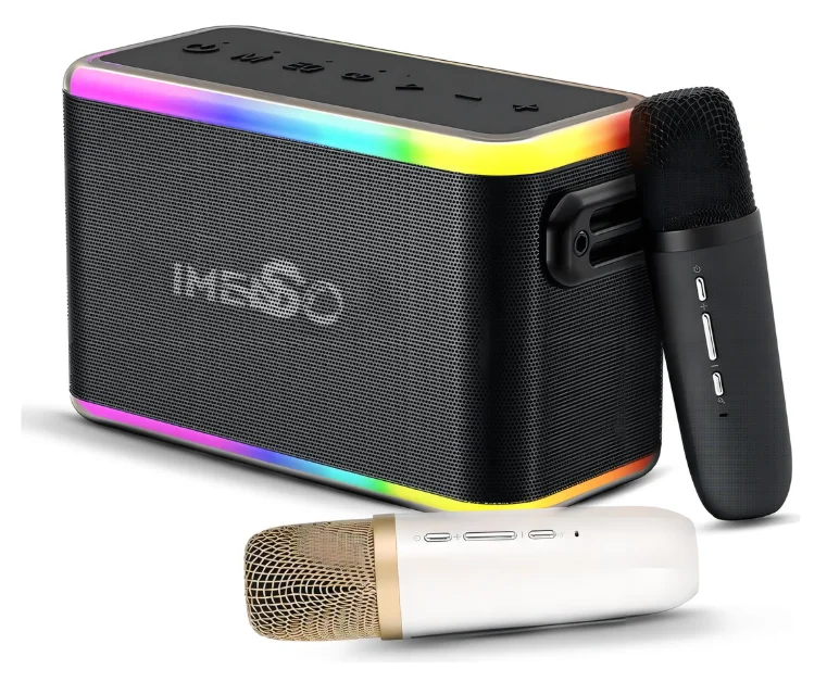 Caixa De Som Bluetooth Imenso X31 80w Ipx4 Com 2 Microfones