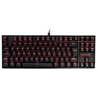 Teclado Mecânico Gamer Redragon Kumara, Anti-Ghosting, LED Vermelho, Switch Red, ABNT2, Preto - K552-2 (PT-RED)