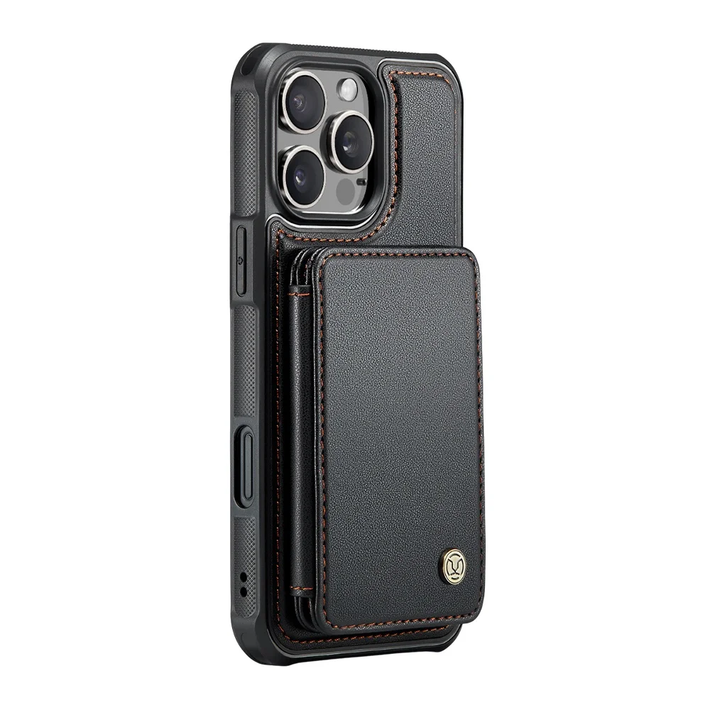 Capa Tipo Carteira Jeehood Iphone 16 Plus 6,7" Púrpura