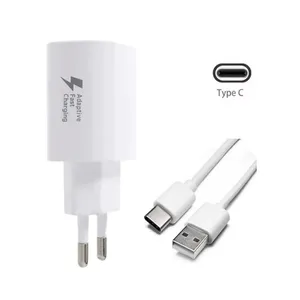 Carregador para Samsung Galaxy A20 A30 A50, Ultra Rápido, Com Cabo Type C - Branco