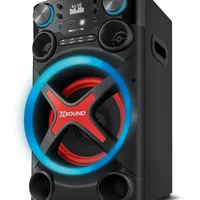 Torre De Som Mondial Tm-1200-b Luzes Bluetooth 1200w Rms App Bivolt
