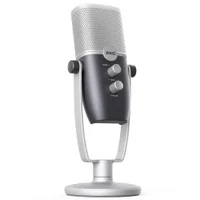 Microfone Condensador, Akg Ara Profissional Gamer Podcast USB Com Dois Padrões C22-usb - Cinza