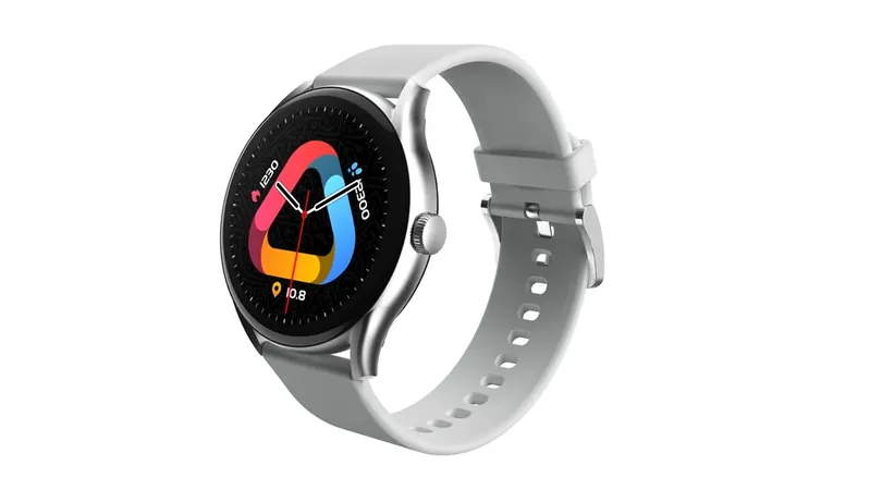 Relógio Smartwatch Qcy Gt S8 Tela AmoLED Bluetooth Ipx8 - Cinza