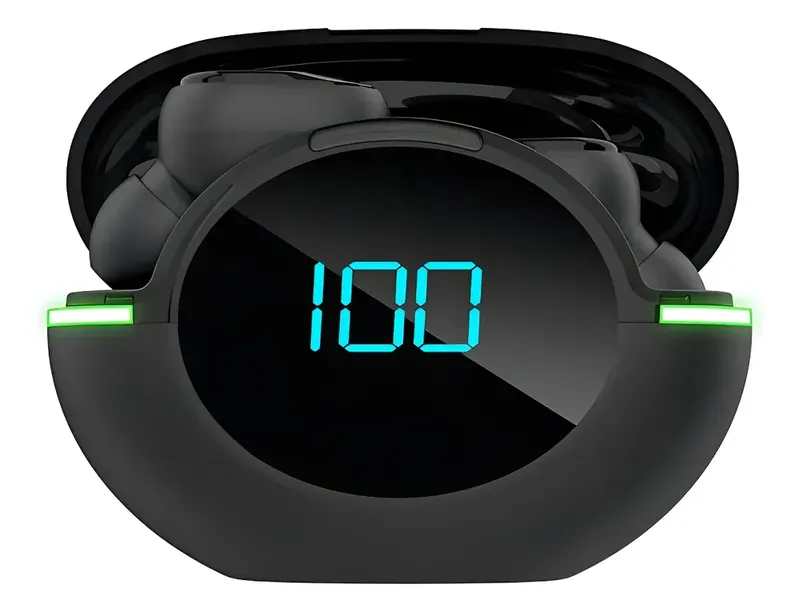 Fone De Ouvido Bluetooth 5.3 Sem Fio Lehmox Lef-y80 Selo Anatel Cor Preto