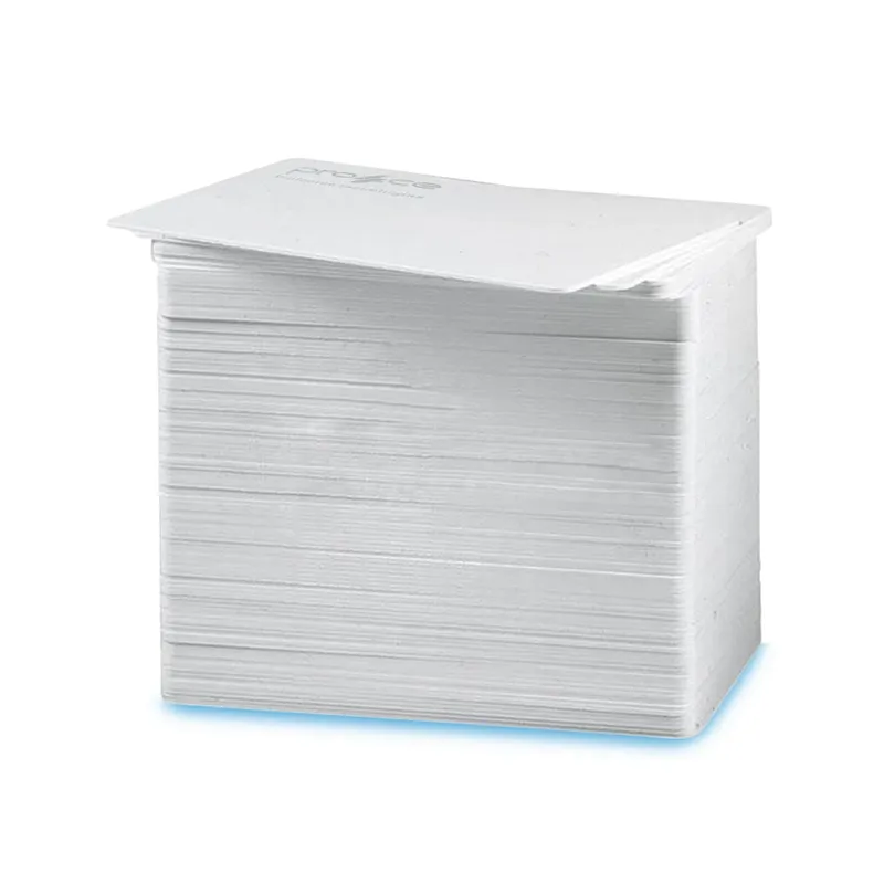 Cartão Pvc Zebra Branco Com 500 Cartões Espessura 0.76mm