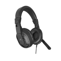 Headset C3tech Ph-300bk Usb 2.0 C/ Mic 40mm - Preto