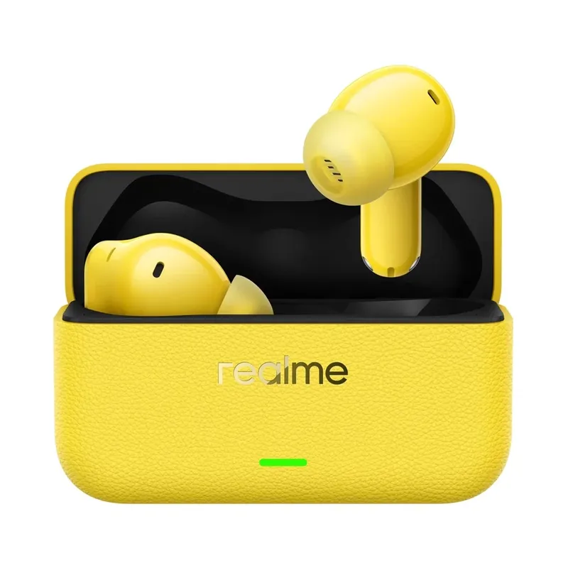 Fone De Ouvido Realme Buds T500 Pro, Tradução Idiomas, Bluetooth Com Conexão Tripla, 50db - Amarelo