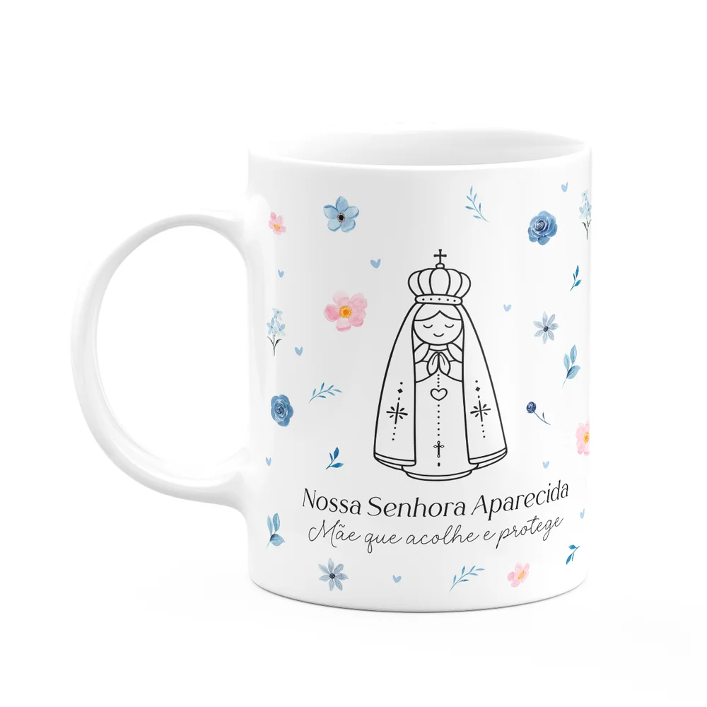 Caneca Nossa Senhora Aparecida 325ml