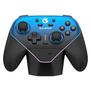 Controle Sem Fio Gamesir Super Nova T4n Pro Com Base De Carga – Azul