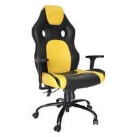 Cadeira Gamer Design Office Móveis, Giratória Linha Gamer Racing - Amarelo