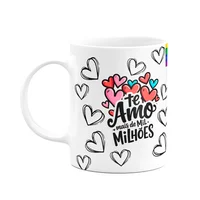 Caneca Namorados - Te Amo Mais De Mil Milhões - Lgbt