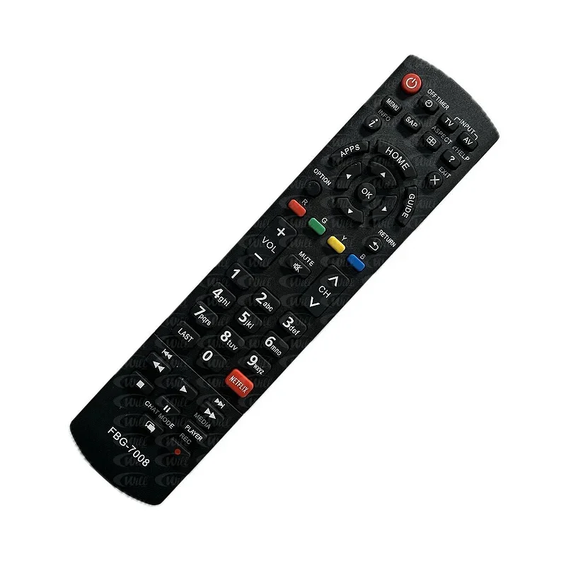 Controle Remoto Compatível Com Tv Panasonic - Modelo Fbg-7008