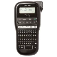 Rotulador Pth110bk Preta Brother + 5 Fitas + Fonte