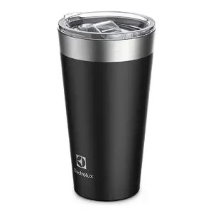 Copo Térmico Electrolux 560ml Preto Com Tampa Hermética