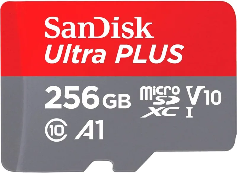 Sandisk - Cartão De Memória Microsdxc Uhs-i 4k 256 Gb Para Ambientes Externos Com Adaptador Sd-sdsqxav-256g-gn6va