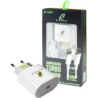 Carregador Turbo Com Cabo Light Xc-ur29 Flex