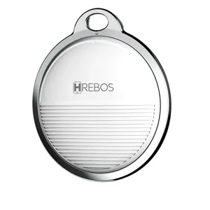 Rastreador Inteligente Hrebos H-tag Finder If-700 Compatível Apple Find My Bluetooth Cor:branco