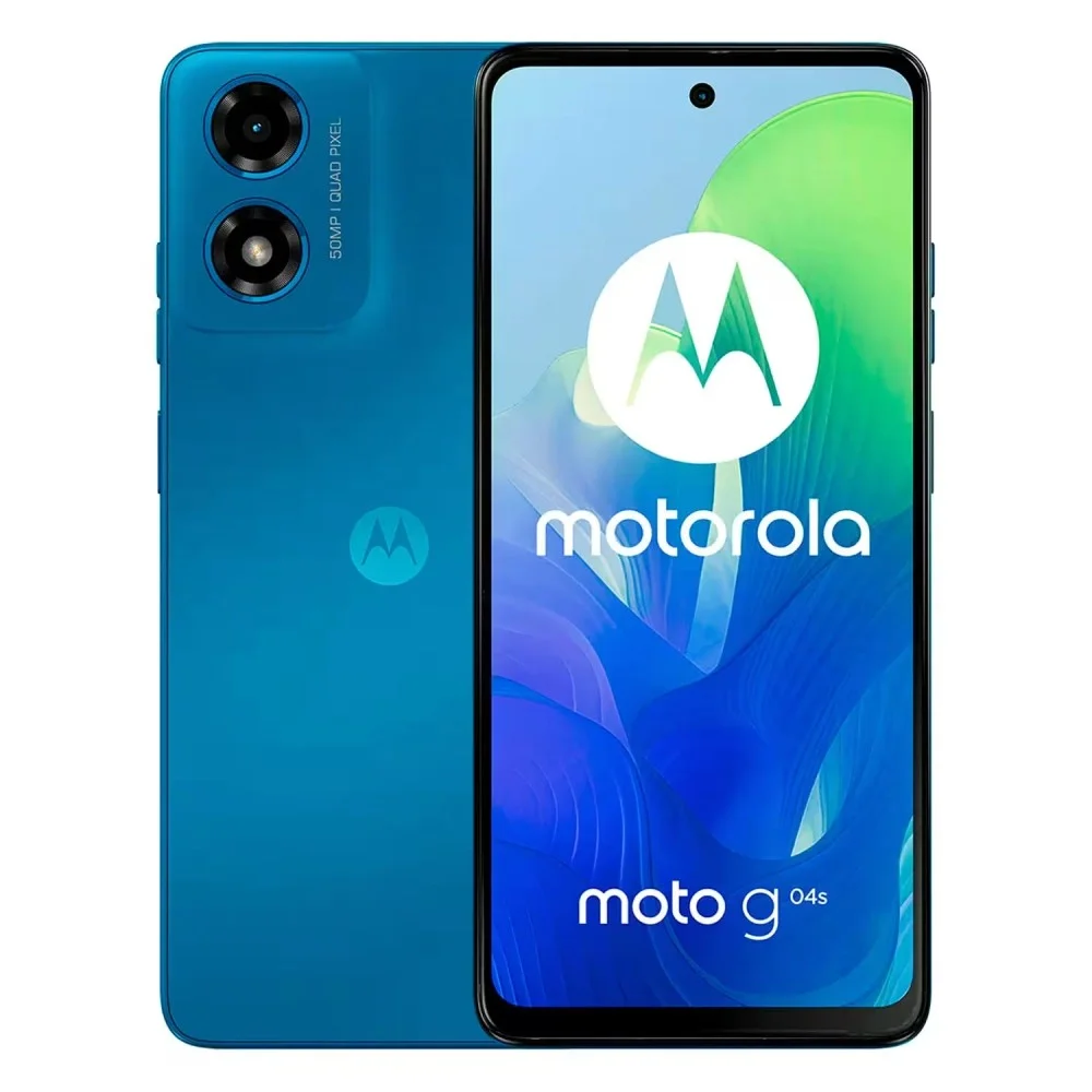 Smartphone Motorola Moto G04s Xt-2421-7 256gb 4gb Ram Dual Sim Tela 6.56"- Azul