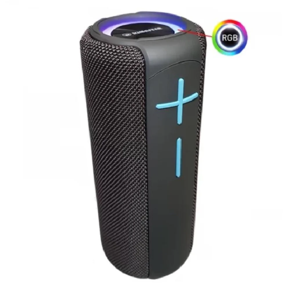 Caixa De Som Portátil Bluetooth Kimaster Ipx6 K450, 18w, Cinza