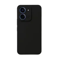 Capinha Capa Silicone Aveludada Para Xiaomi Poco C85 4g 5g Preto