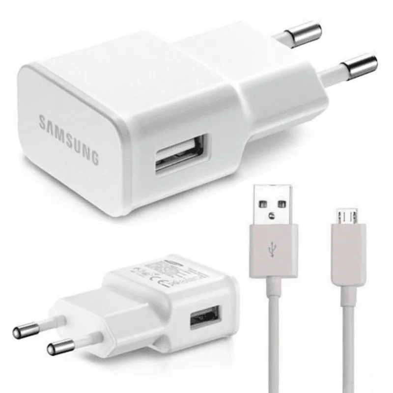 Kit Carregador Usb Com Cabo Para Samsung Galaxy V8 Banco
