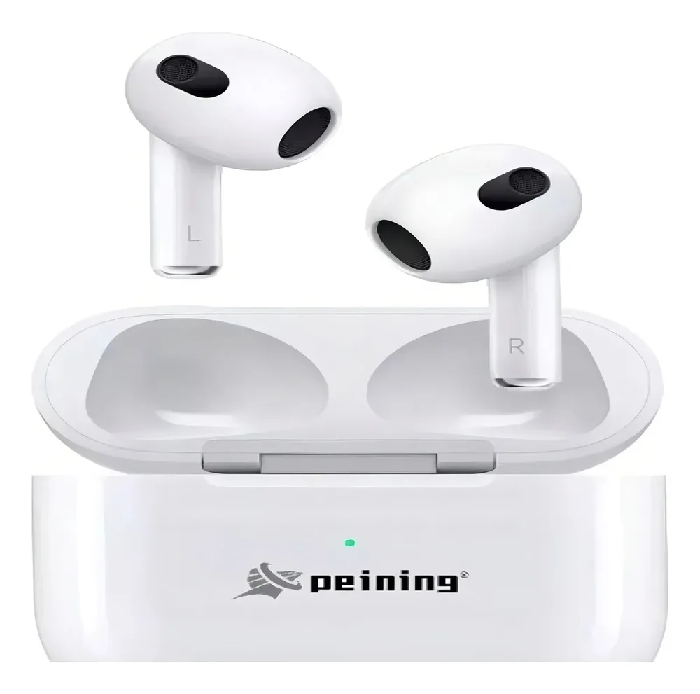 Fone De Ouvido Bluetooth Peining Ai.plus 12 Cor Branco Luz Branco