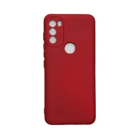 Capa Moto G71 5g Silicone Aveludada Protege Câmera Colorida Capinha Anti Impacto Moto G71 5g:vermelho 02