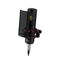 Microfone Condensador HyperX ProCast, Cardioide, Antivibração, Antichoque, XLR Profissional, Preto - 699Z0AA
