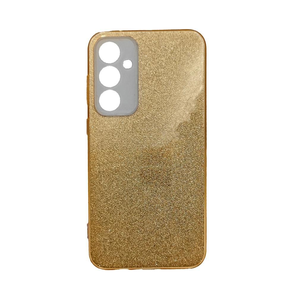 Capa Capinha Compatível Com Samsung Galaxy S23 Fe Glitter Brilhante Diversas Cores Dourado