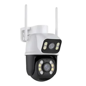 Câmera Dupla De Segurança Wi-fi Smart Camera A28b 3mp Externa A Prova D´agua