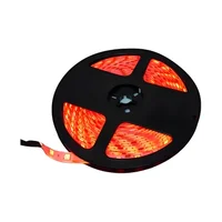 Fita LED D6-5050 Rolo 5m 300 LEDs Silicone Vermelho S Fonte