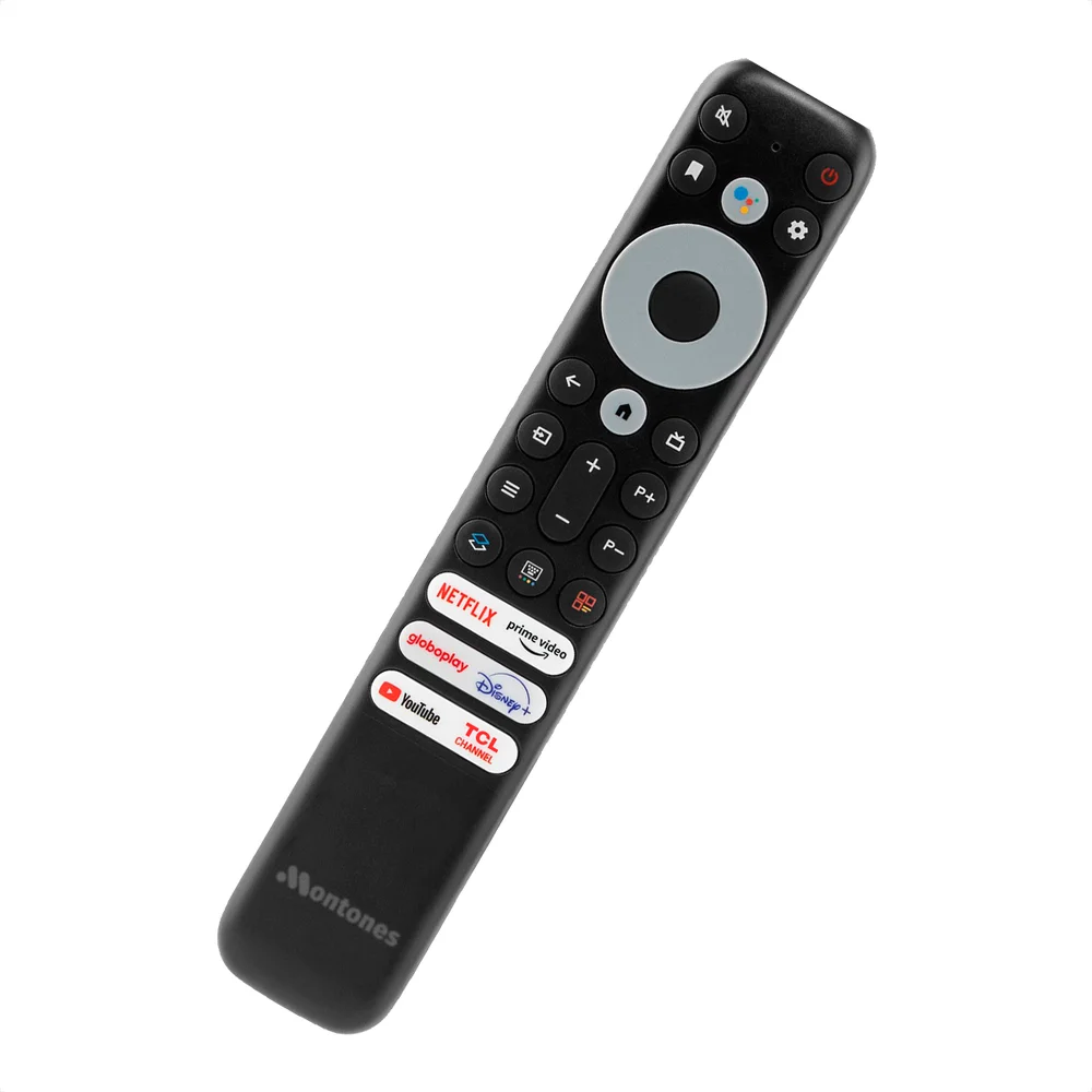 Controle Remoto Tv Tcl Smart Netflix Globoplay Prime Disney + 2 Pilhas