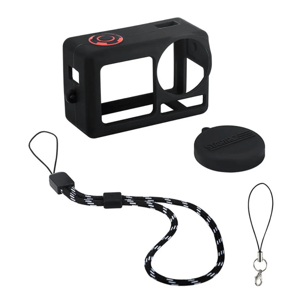 Capa De Silicone Para Câmera Dji Osmo Action 5 Pro - Startrc Cor: Preto