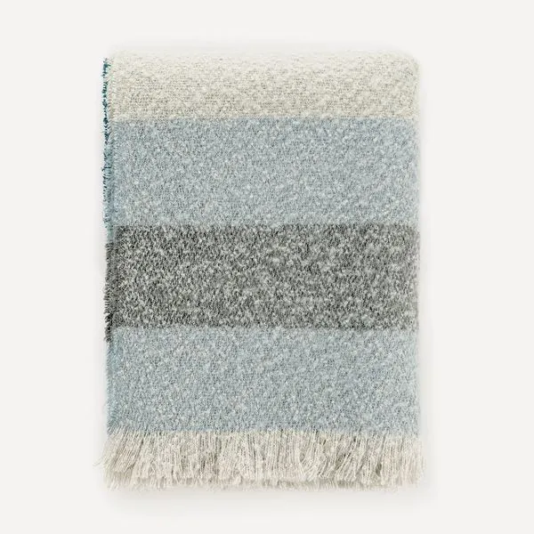 Manta de Tricot de Lã Escovada Lira Turmalina