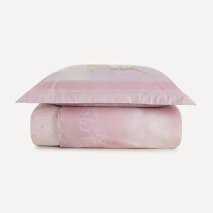 Colcha Infantil Solteiro com Porta-travesseiro 200 Fios Princesinha