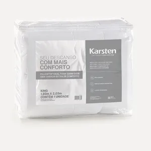 Pillow Top King 100% Poliéster Conforto