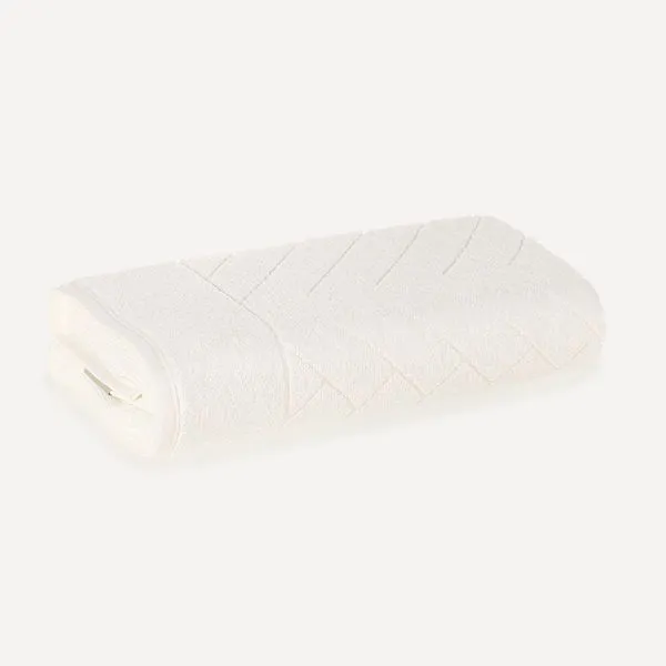 Toalha de Rosto Fio Penteado 100% Algodão Aspen Ivory